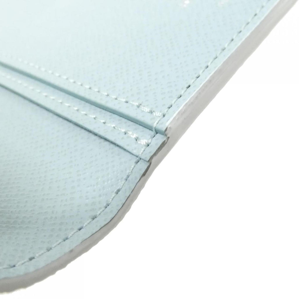 Louis Vuitton Light Blue Coated Canvas Long Wallet