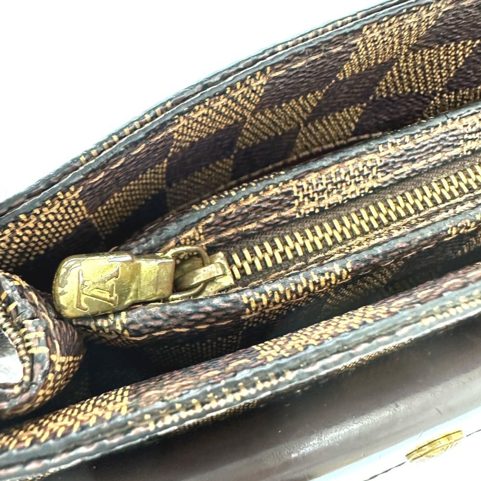 Louis Vuitton Damier Brown Ebene Damier Canvas Shoulder Bag