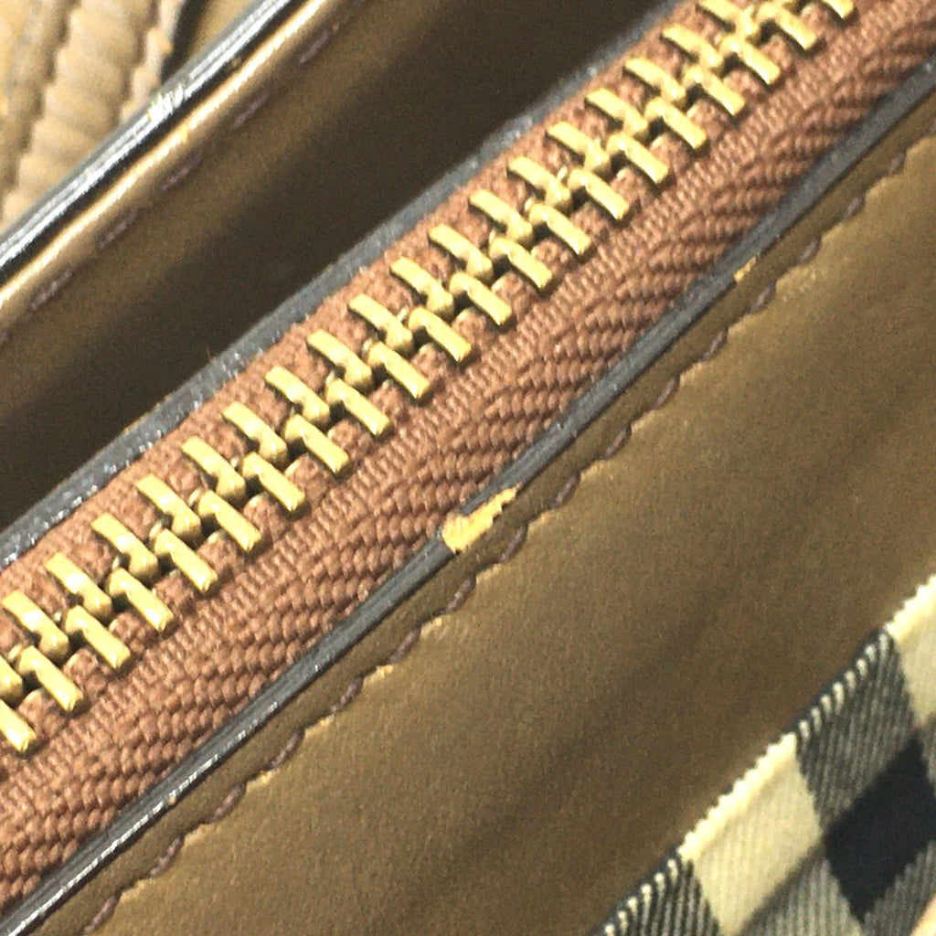 Burberry Brown Leather Shoulder Bag