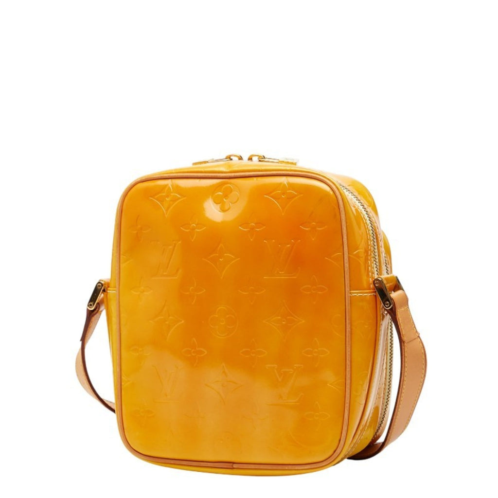 Louis Vuitton Yellow Patent Leather Shoulder Bag