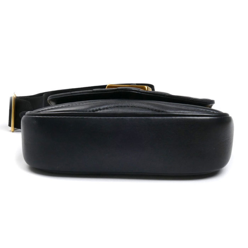 Louis Vuitton Black Leather Pochette Shoulder Bag