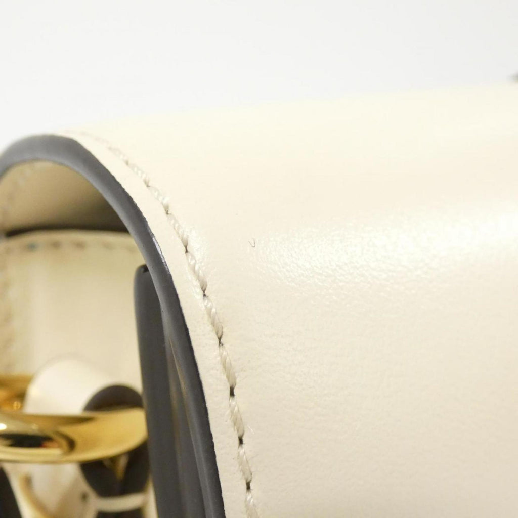 Louis Vuitton Cream Leather Shoulder Bag
