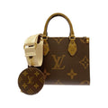Louis Vuitton Marron Coated Canvas Handbag Pouch