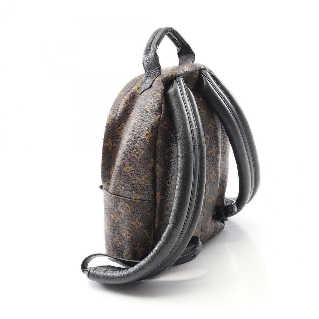 Louis Vuitton Black Brown Monogram Coated Canvas Backpack