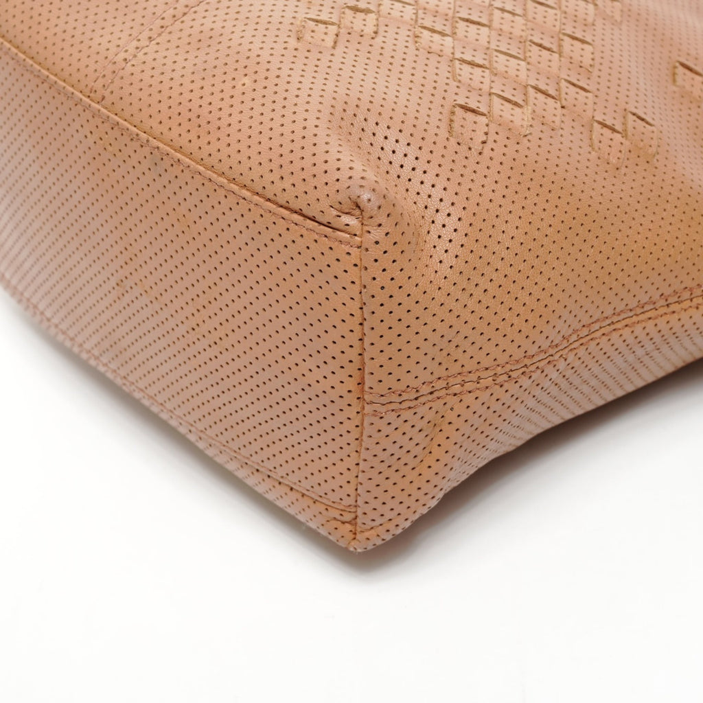 Bottega Veneta Intrecciato Brown Leather Handbag