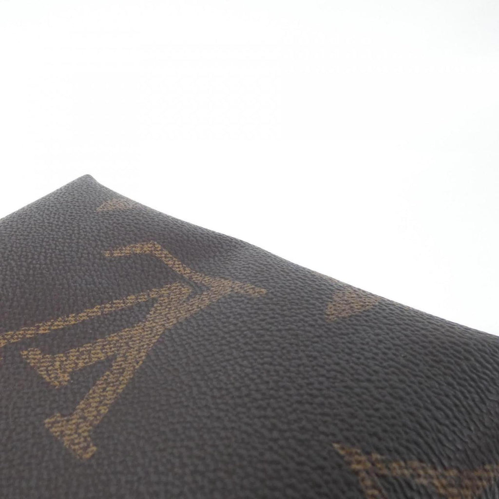 Louis Vuitton Marron Coated Canvas Pouch