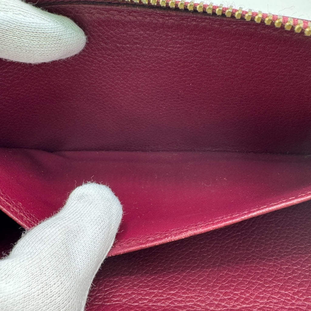 Louis Vuitton Aurore Leather Long Wallet