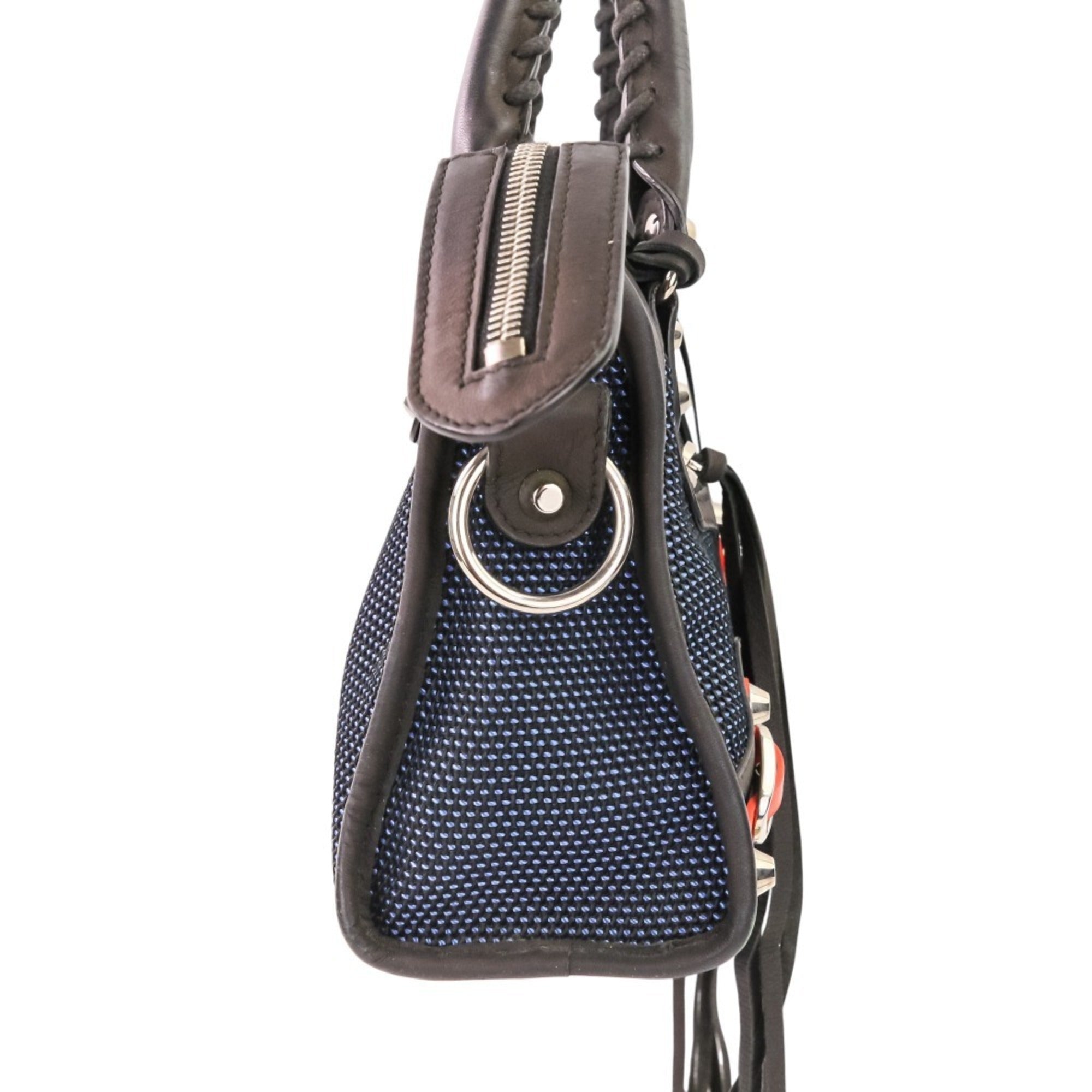 Balenciaga Dark Brown Navy Orange Hand