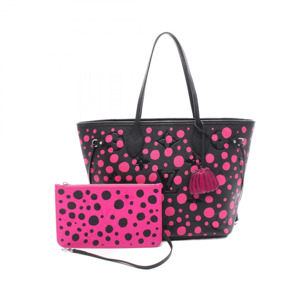 Louis Vuitton Black Pink Monogram Empreinte Pouch Tote Bag