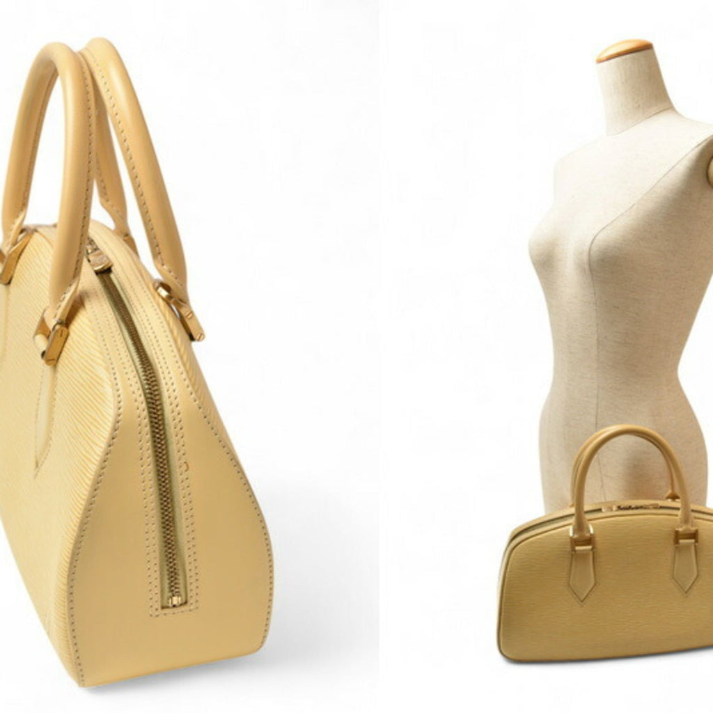 Louis Vuitton Yellow Epi Leather Handbag