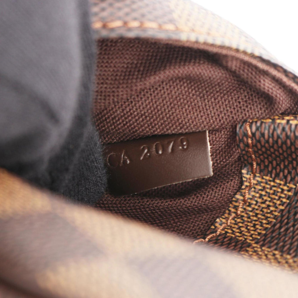 Louis Vuitton Brown Damier Canvas Coated Canvas Leather Fanny Pack Sling Bag