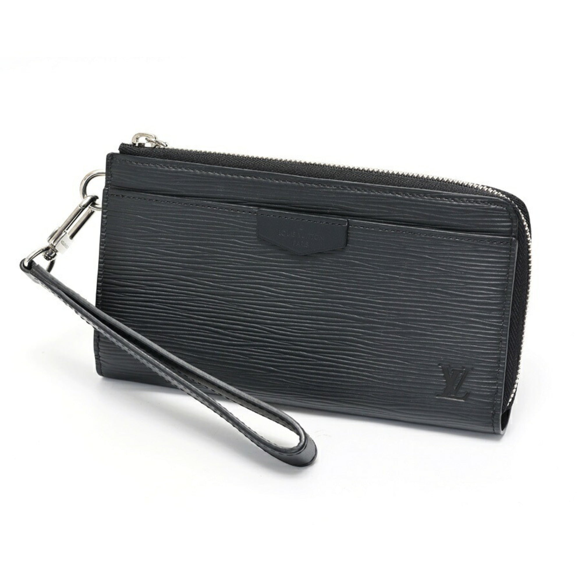 Louis Vuitton Black Noir Epi Leather Coin Purse/Coin Case