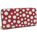 Louis Vuitton Red Leather Long Wallet