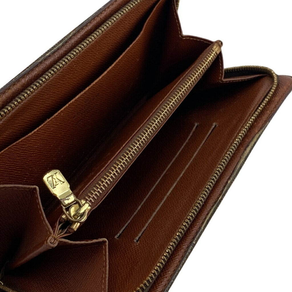 Louis Vuitton Monogram Brown Leather Long Wallet