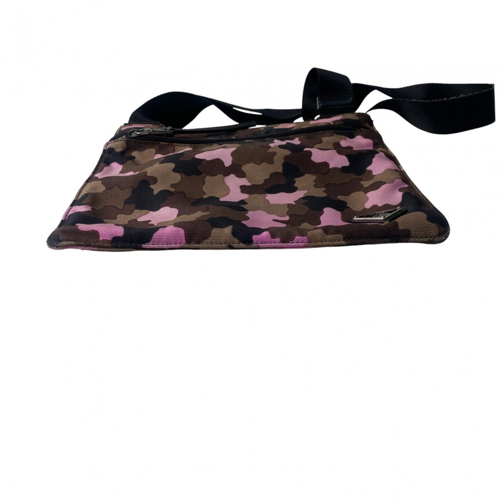 Prada Multi-Color Canvas Pochette Shoulder Bag