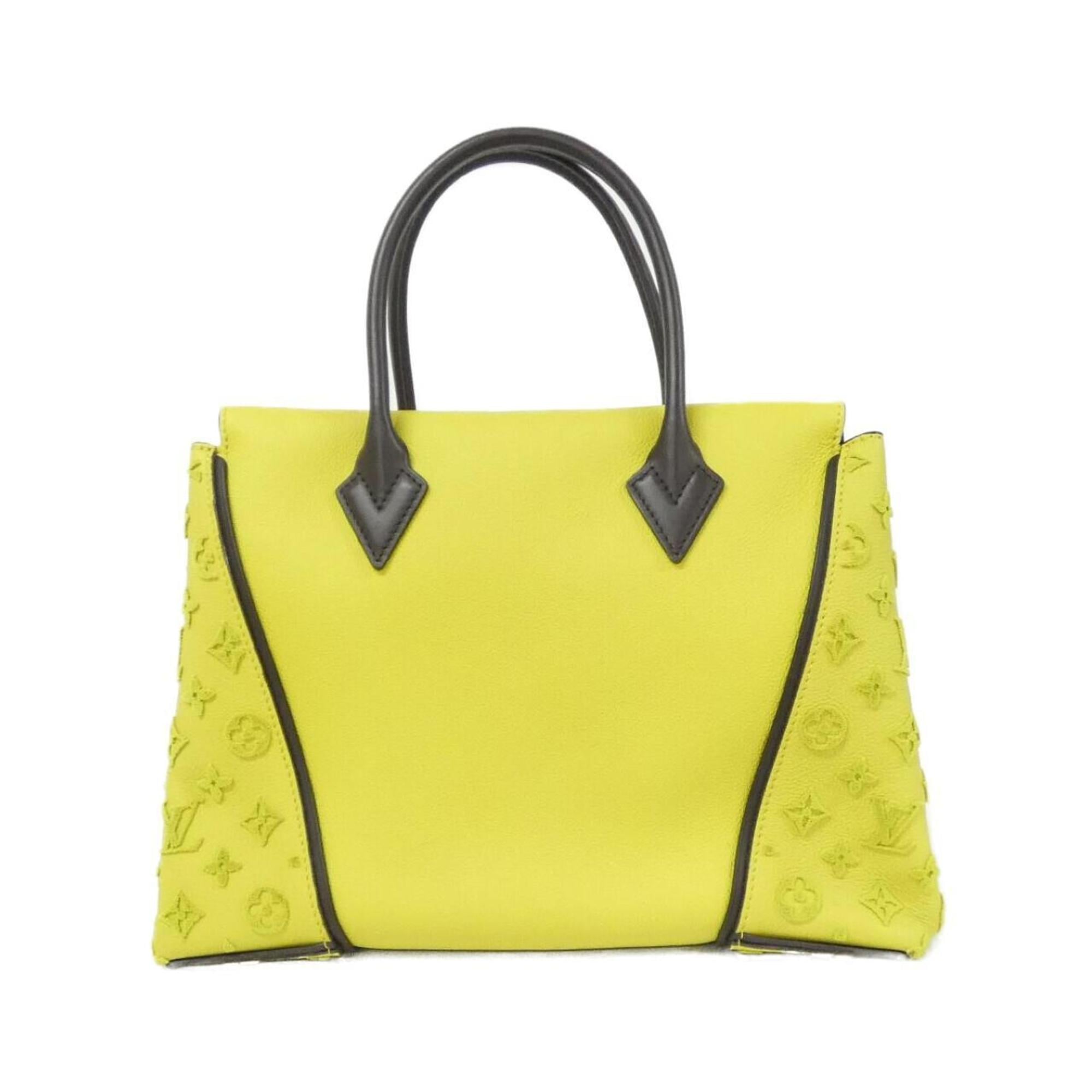 Louis Vuitton Citron Yellow Cuir Ombre Leather Leather Handbag