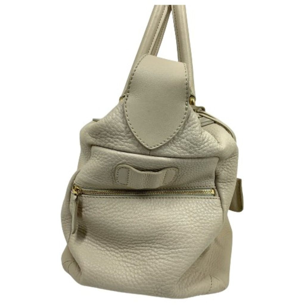Celine Beige Leather Handbag