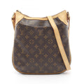 Louis Vuitton Monogram Brown Coated Canvas Leather Shoulder Bag
