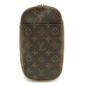 Louis Vuitton Black Brown Monogram Monogram Pochette