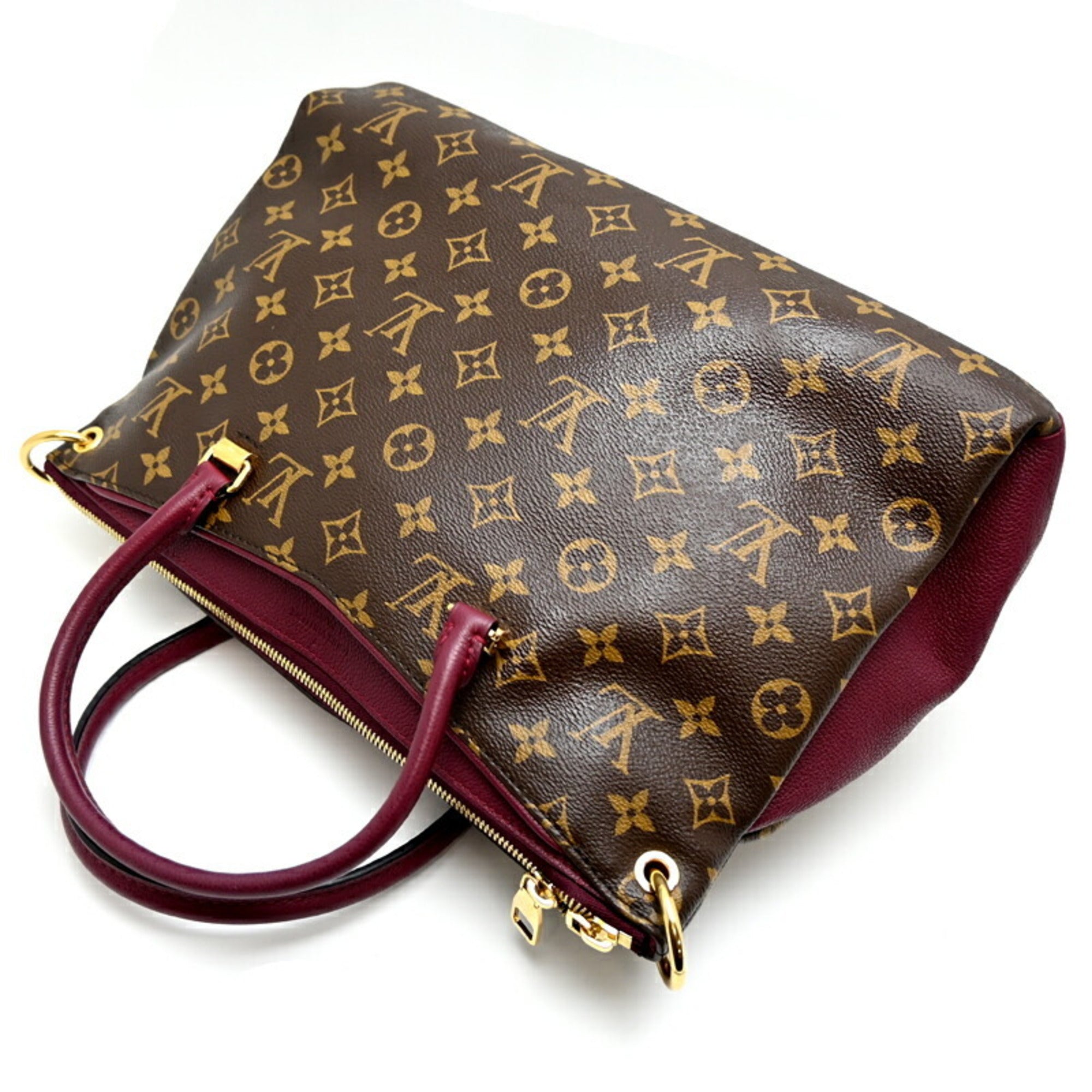 Louis Vuitton Monogram Brown Galle Monogram Purple Monogram Handbag