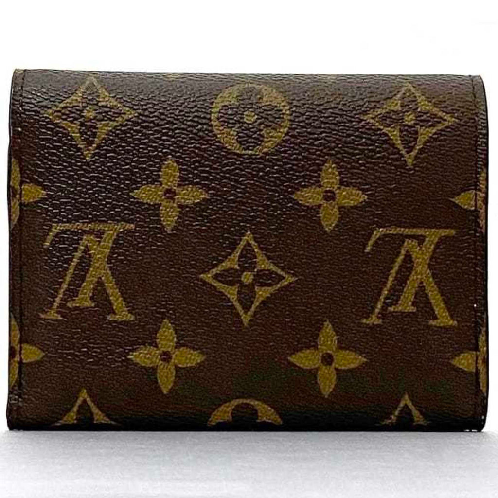 Louis Vuitton Brown Monogram Pink Rose Ballerine Monogram Wallet (Tri-Fold)