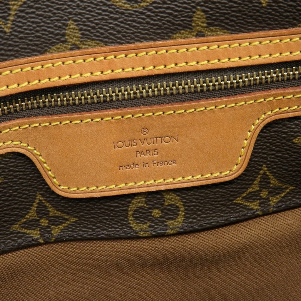 Louis Vuitton Brown Monogram Pvc Leather Shoulder Bag Tote Bag