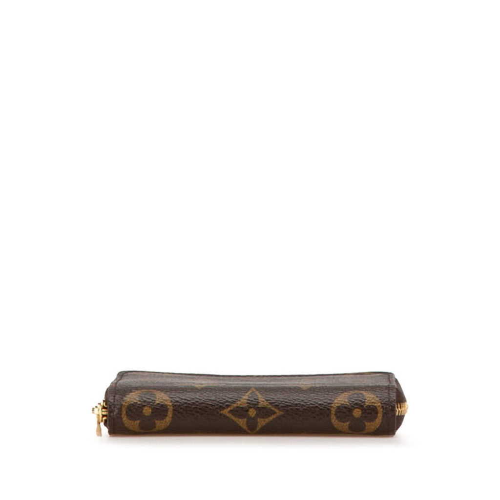 Louis Vuitton Brown Pvc Leather Coin Purse/Coin Case