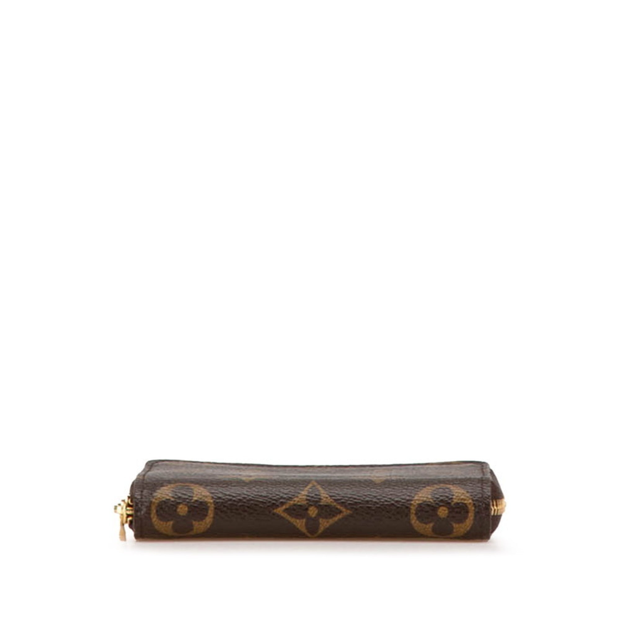 Louis Vuitton Brown Pvc Leather Coin Purse/Coin Case