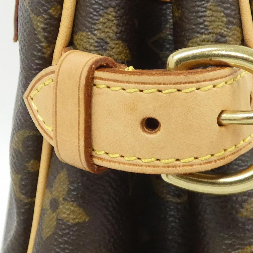 Louis Vuitton Marron Coated Canvas Handbag