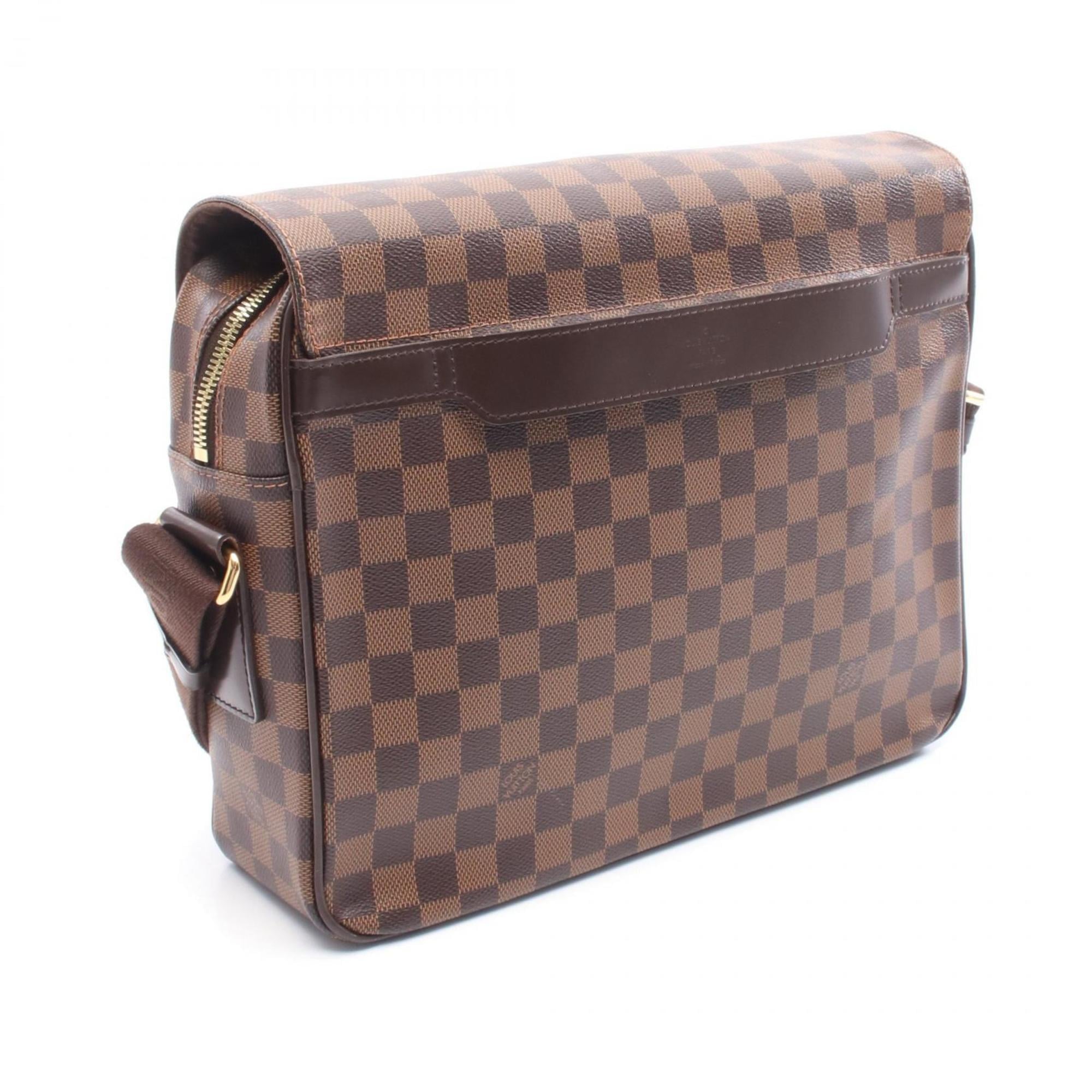 Louis Vuitton Brown Damier Canvas Coated Canvas Leather Shoulder Bag