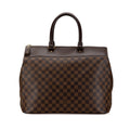 Louis Vuitton Brown Pvc Leather Boston Bag