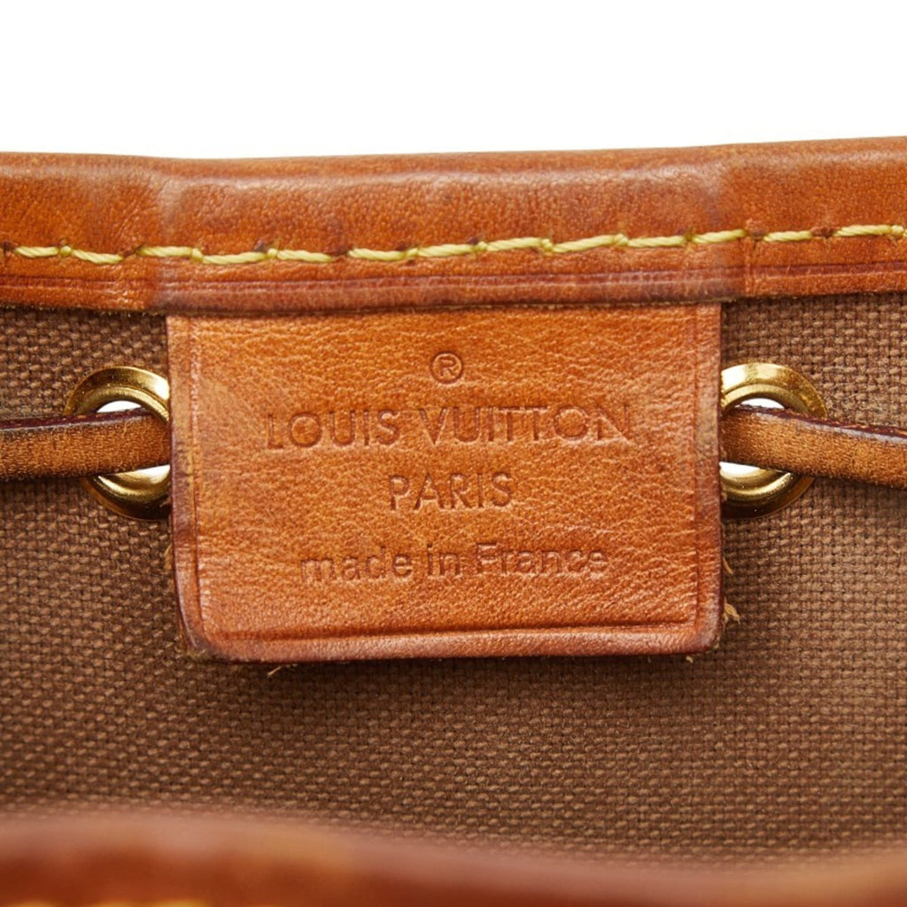 Louis Vuitton Brown Pvc Leather Shoulder Bag