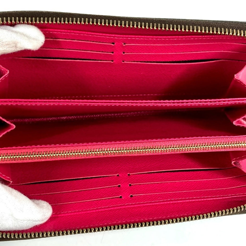Louis Vuitton Monogram Bay Brown Pink Monogram Long Wallet