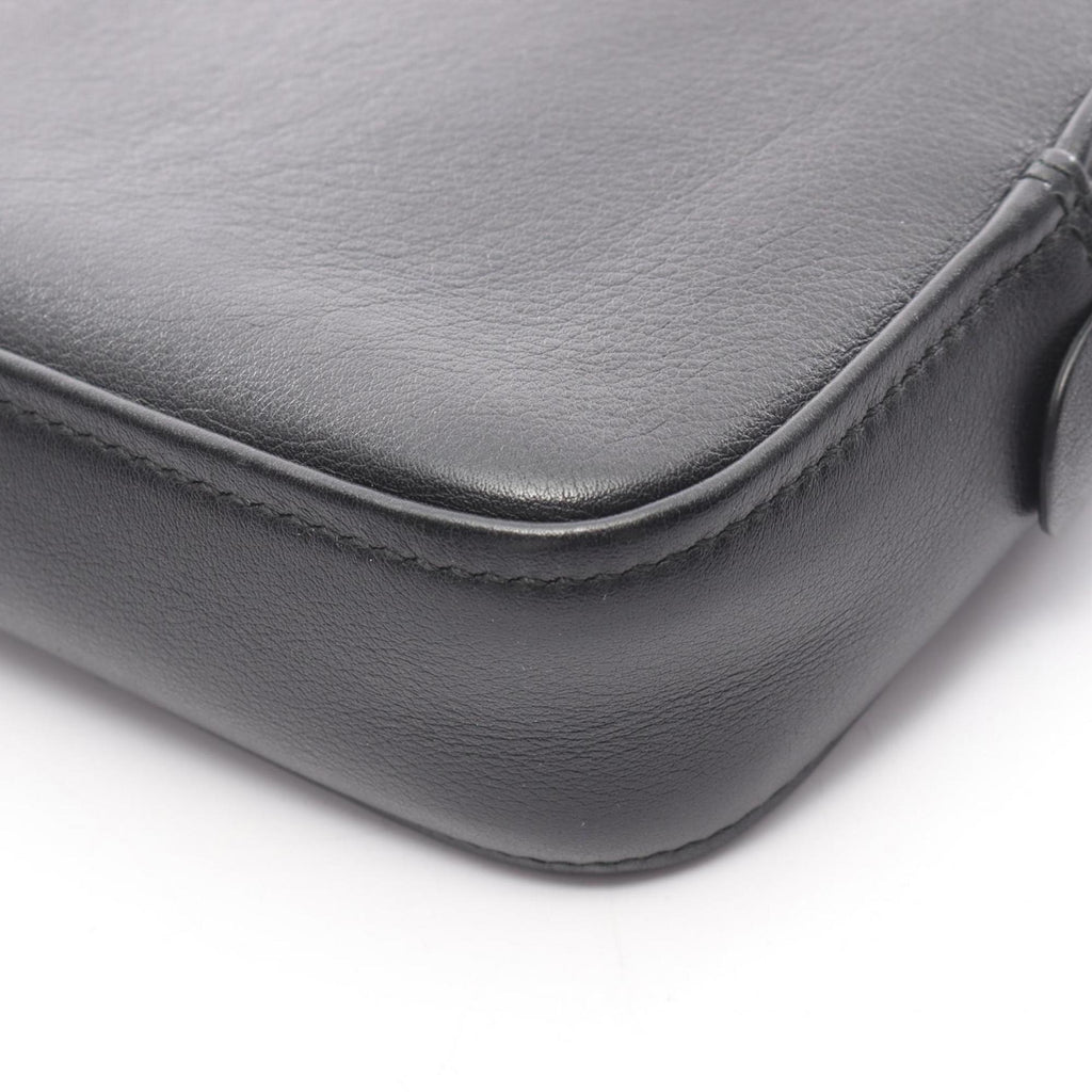 Balenciaga Black Leather Clutch
