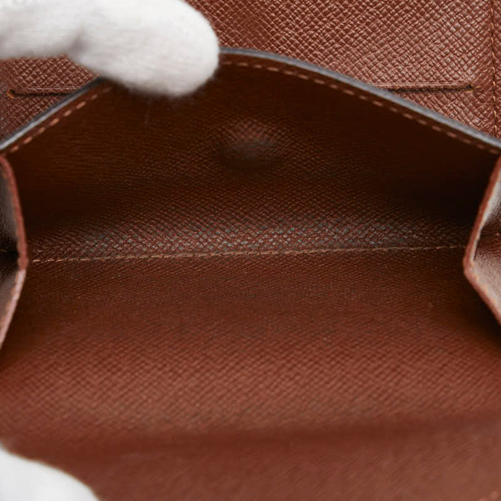 Louis Vuitton Monogram Brown Pvc Leather Wallet (Tri-Fold)