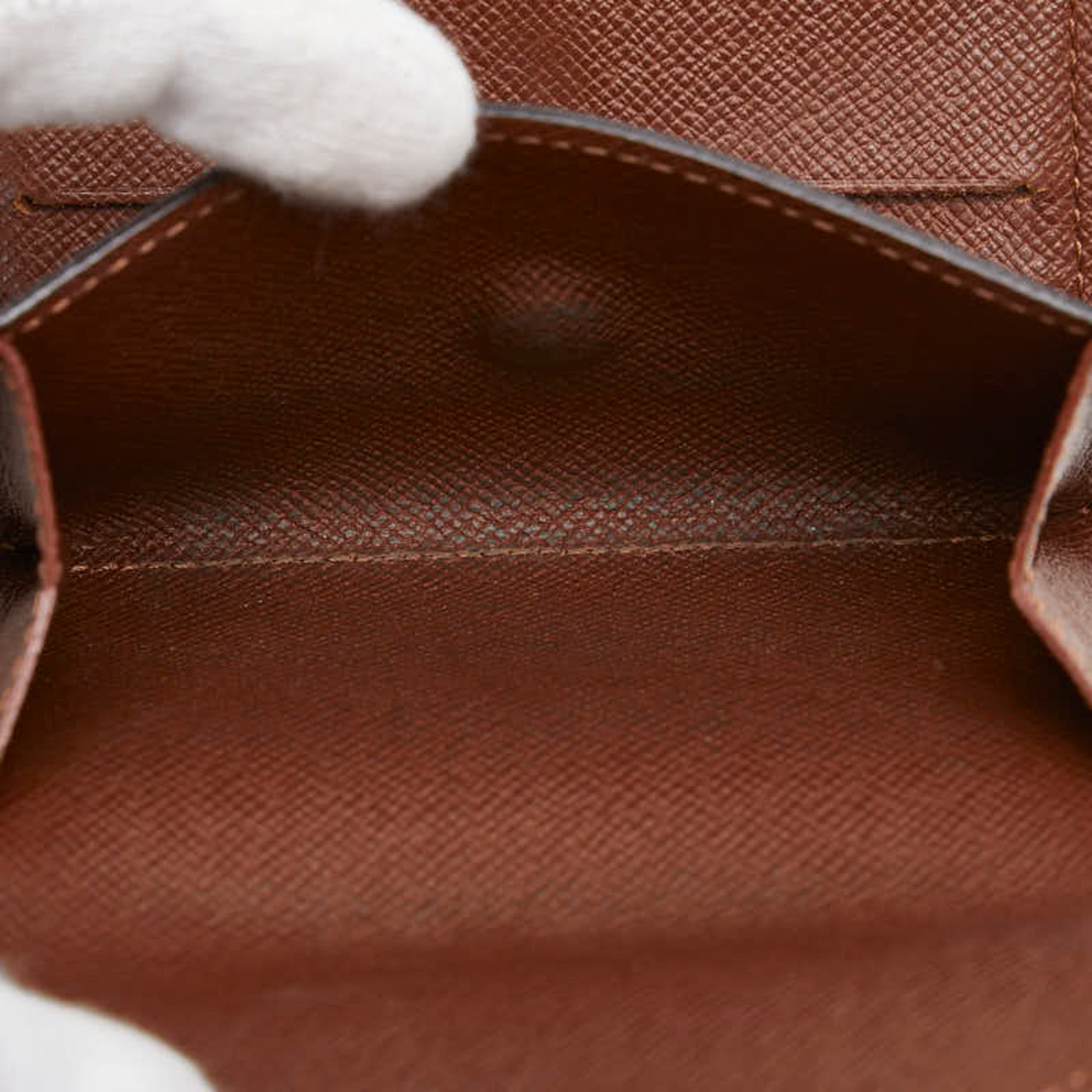Louis Vuitton Monogram Brown Pvc Leather Wallet (Tri-Fold)