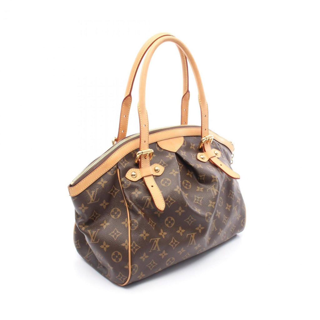 Louis Vuitton Brown Monogram Pvc Coated Canvas Leather Handbag