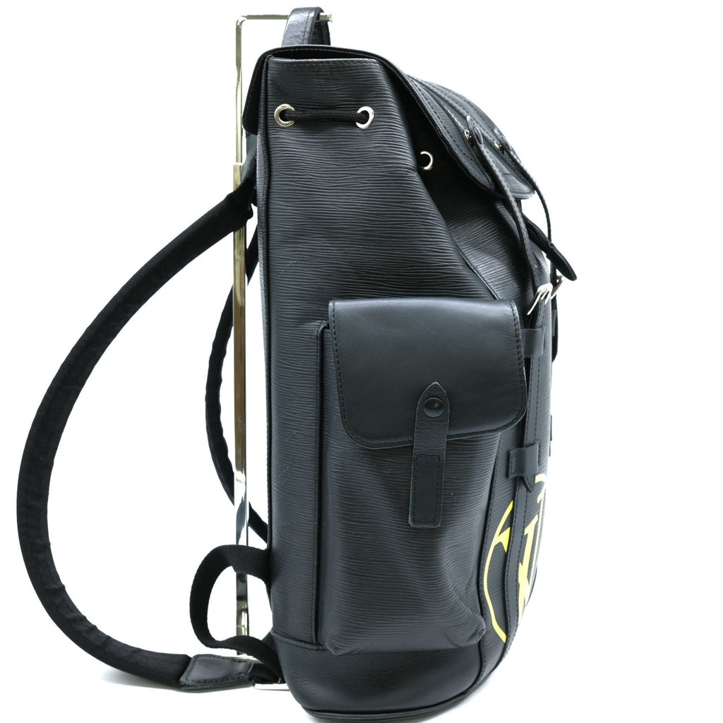 Louis Vuitton Black Epi Leather Backpack