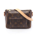 Louis Vuitton Brown Coated Canvas Pvc Monogram Leather Handbag Shoulder Bag