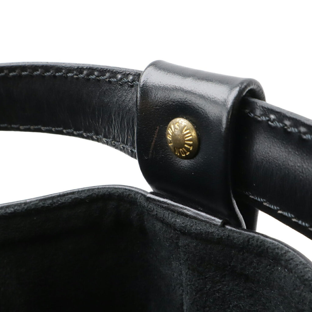 Louis Vuitton Black Noir Epi Leather Shoulder Bag