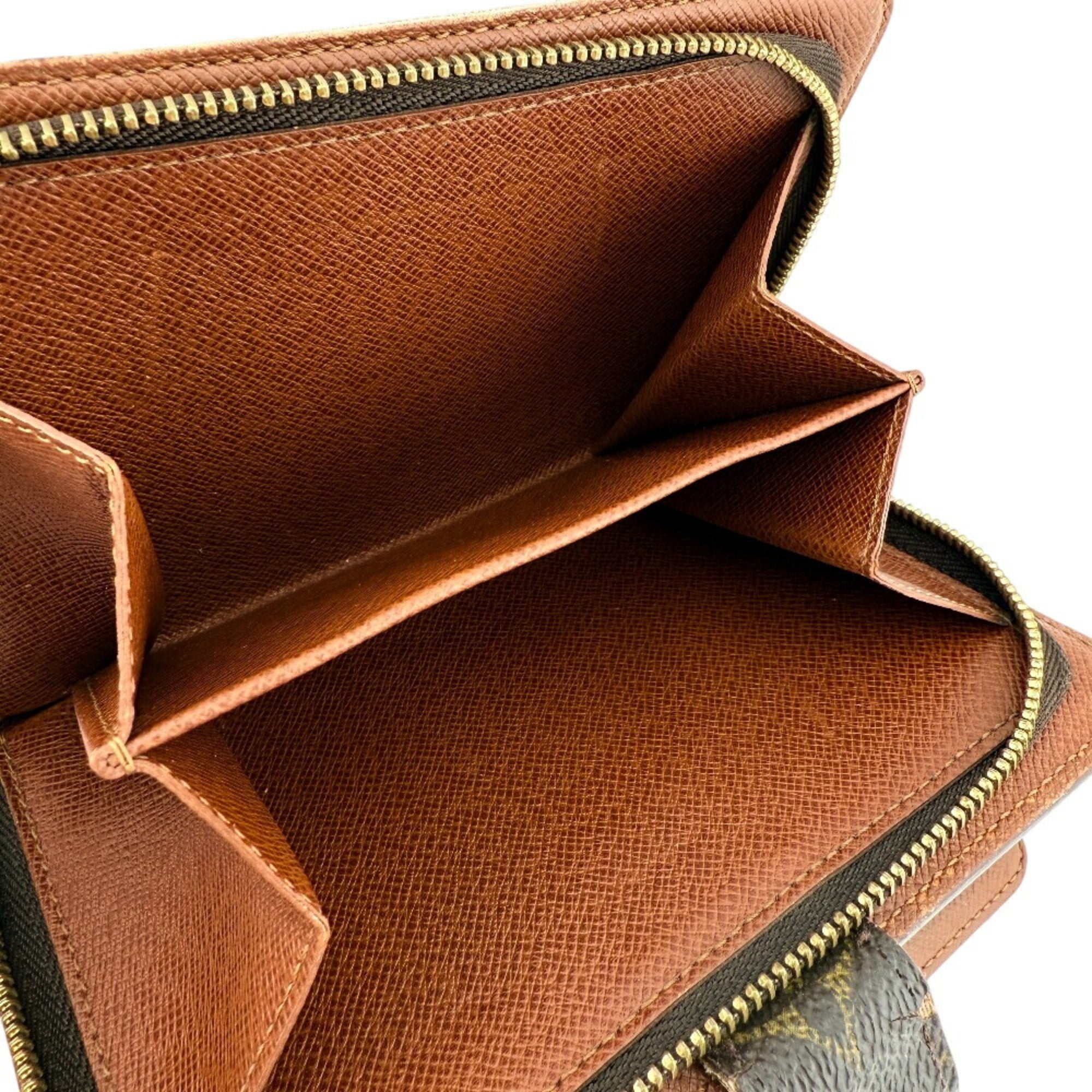 Louis Vuitton Brown Monogram Leather Wallet