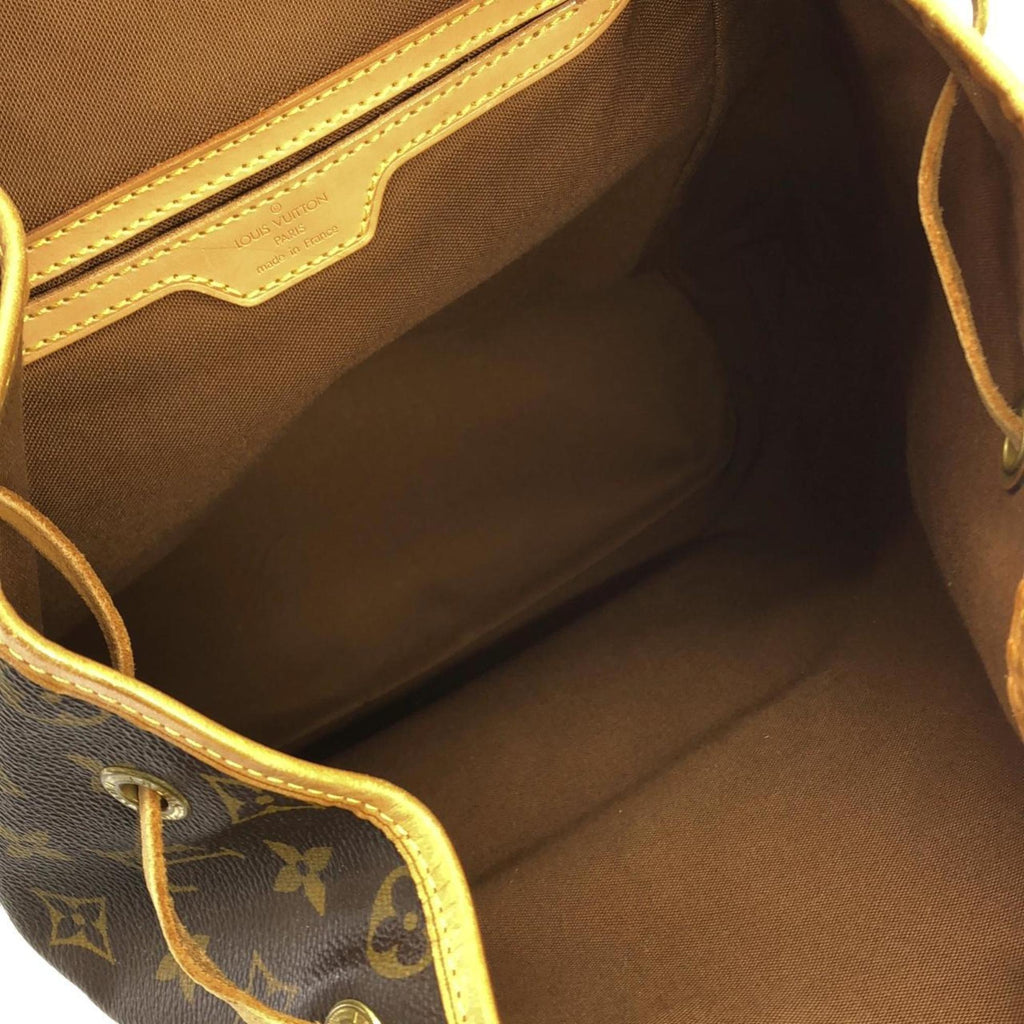 Louis Vuitton Marron Coated Canvas Backpack
