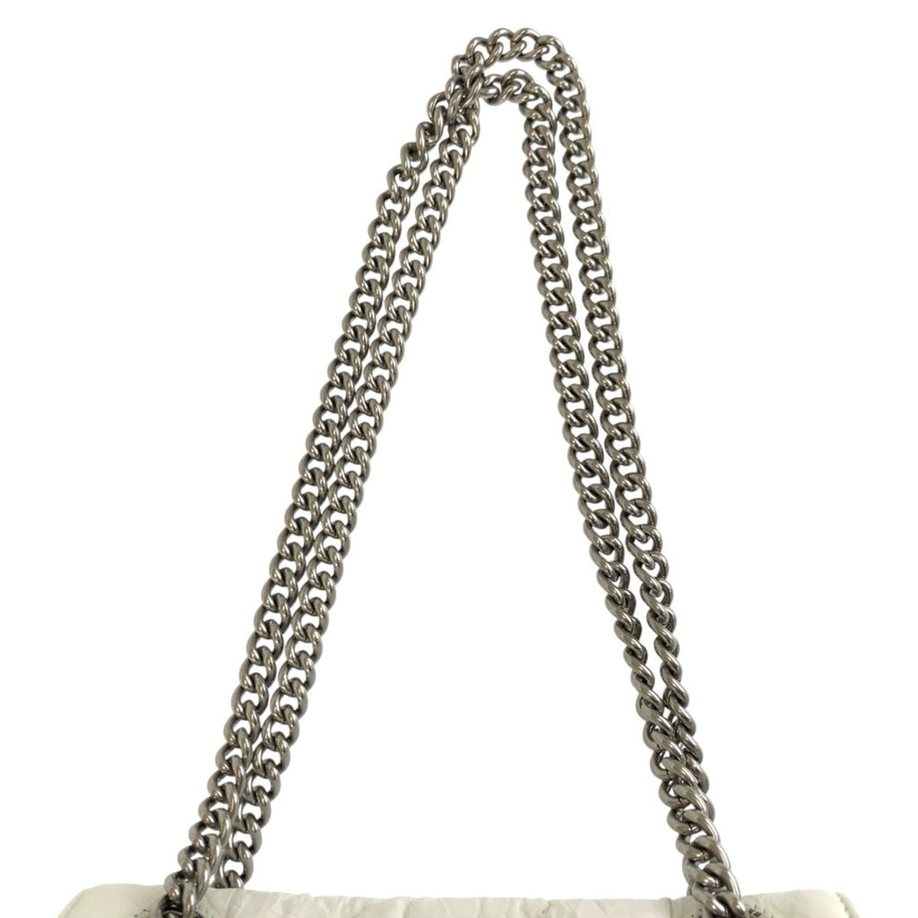 Balenciaga White Leather Shoulder