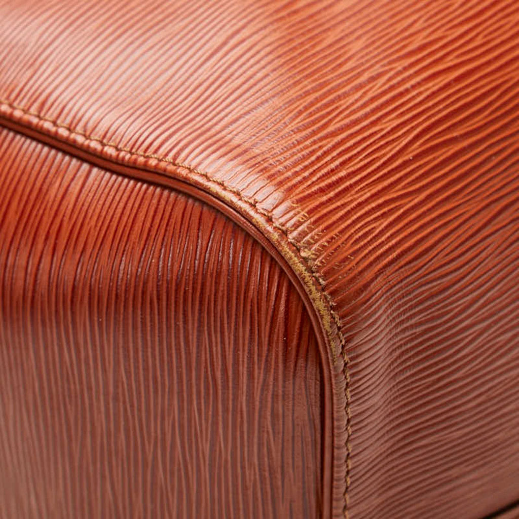 Louis Vuitton Brown Gold Cipango Leather Boston Bag