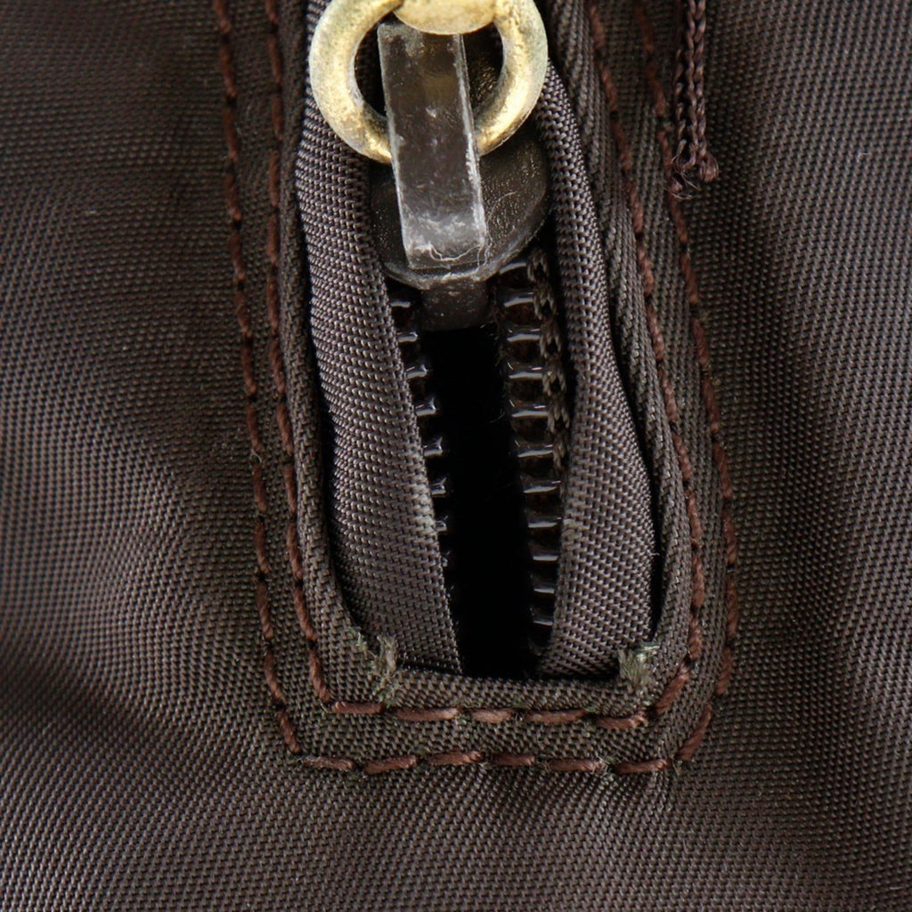 Prada Brown Nylon Handbag