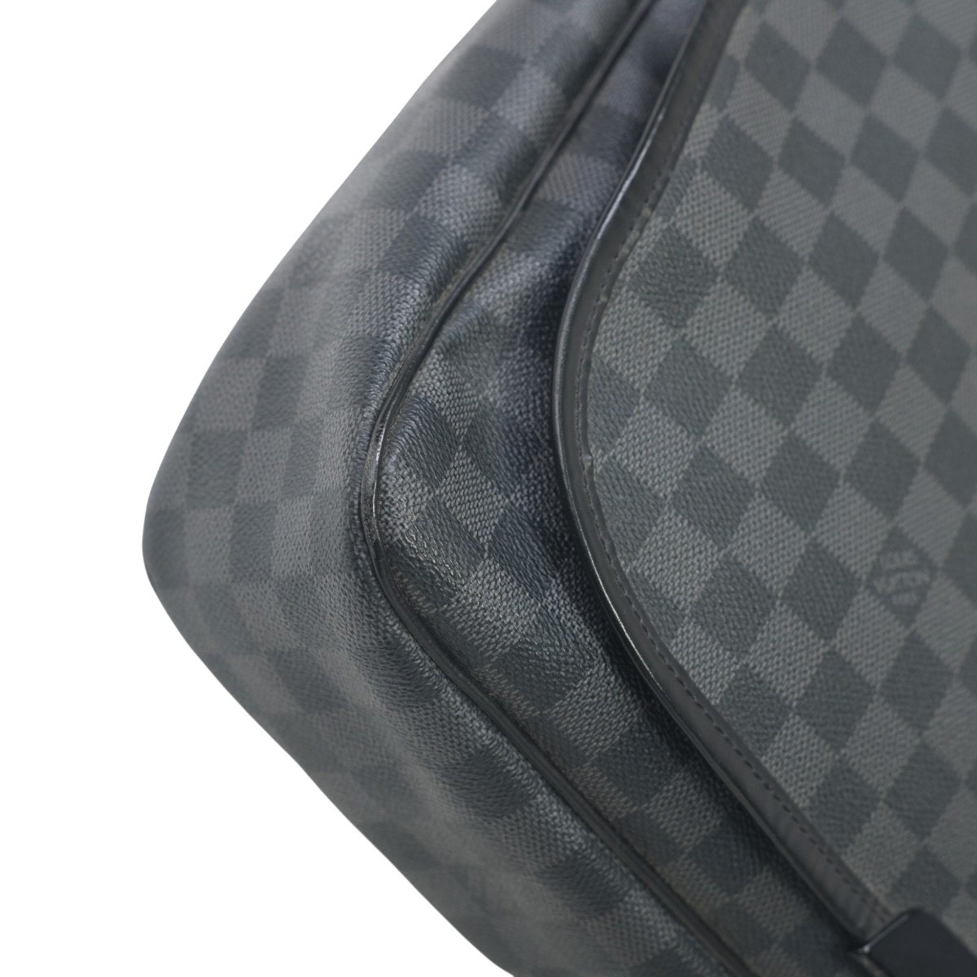 Louis Vuitton Black Damier Graphite Damier Graphite Shoulder Bag