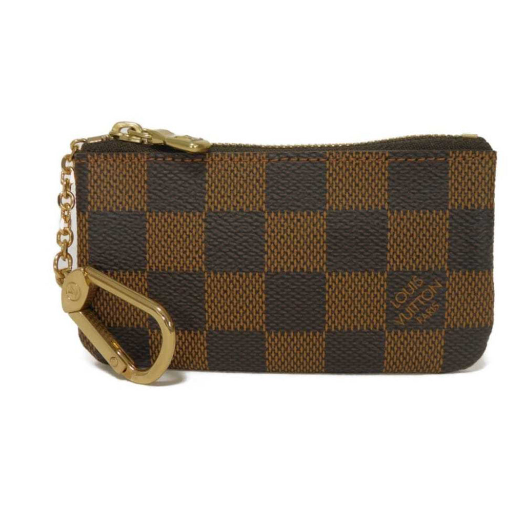 Louis Vuitton Brown Damier Canvas Ebene Damier Canvas Leather Coin Purse/Coin Case