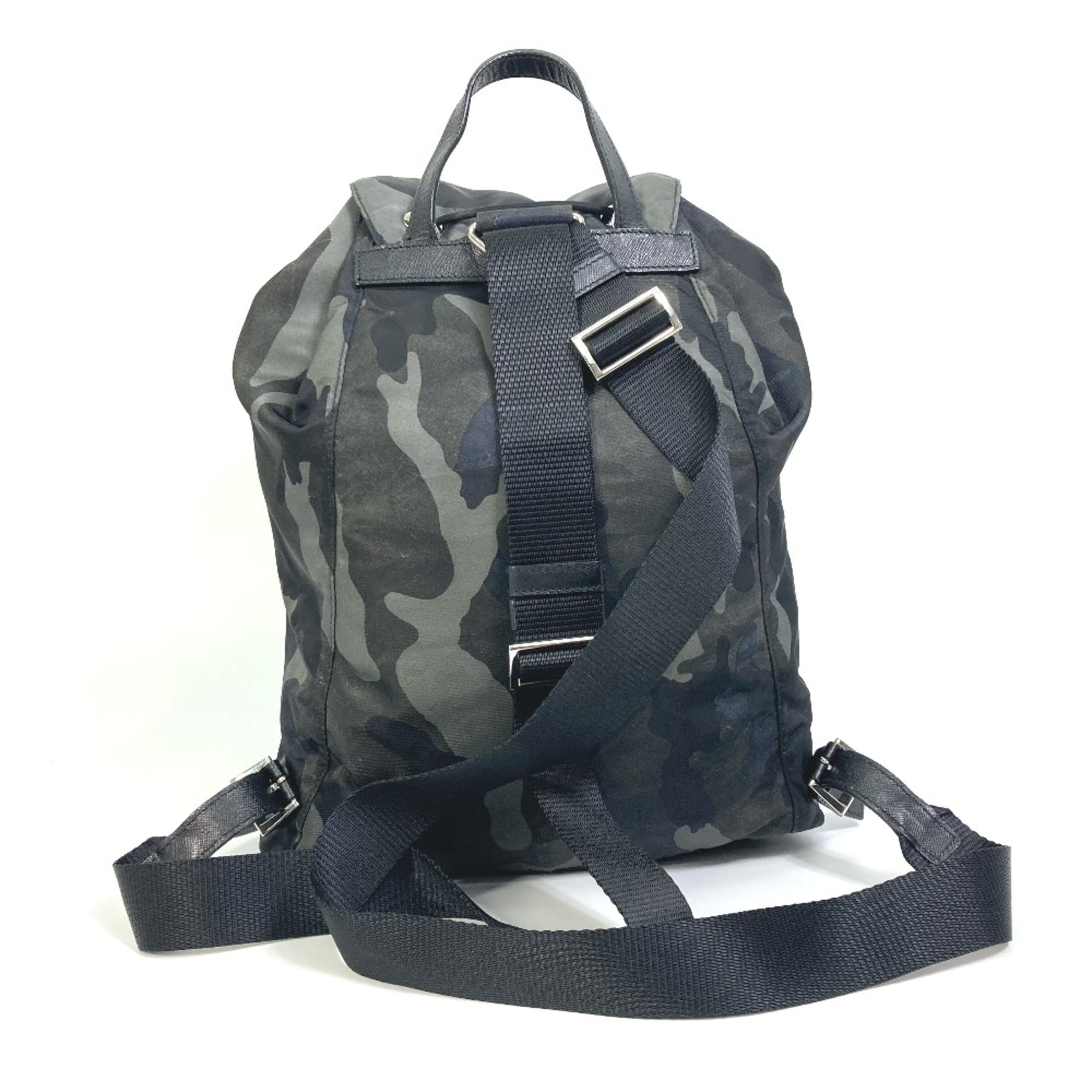 Prada Green Cloth Backpack