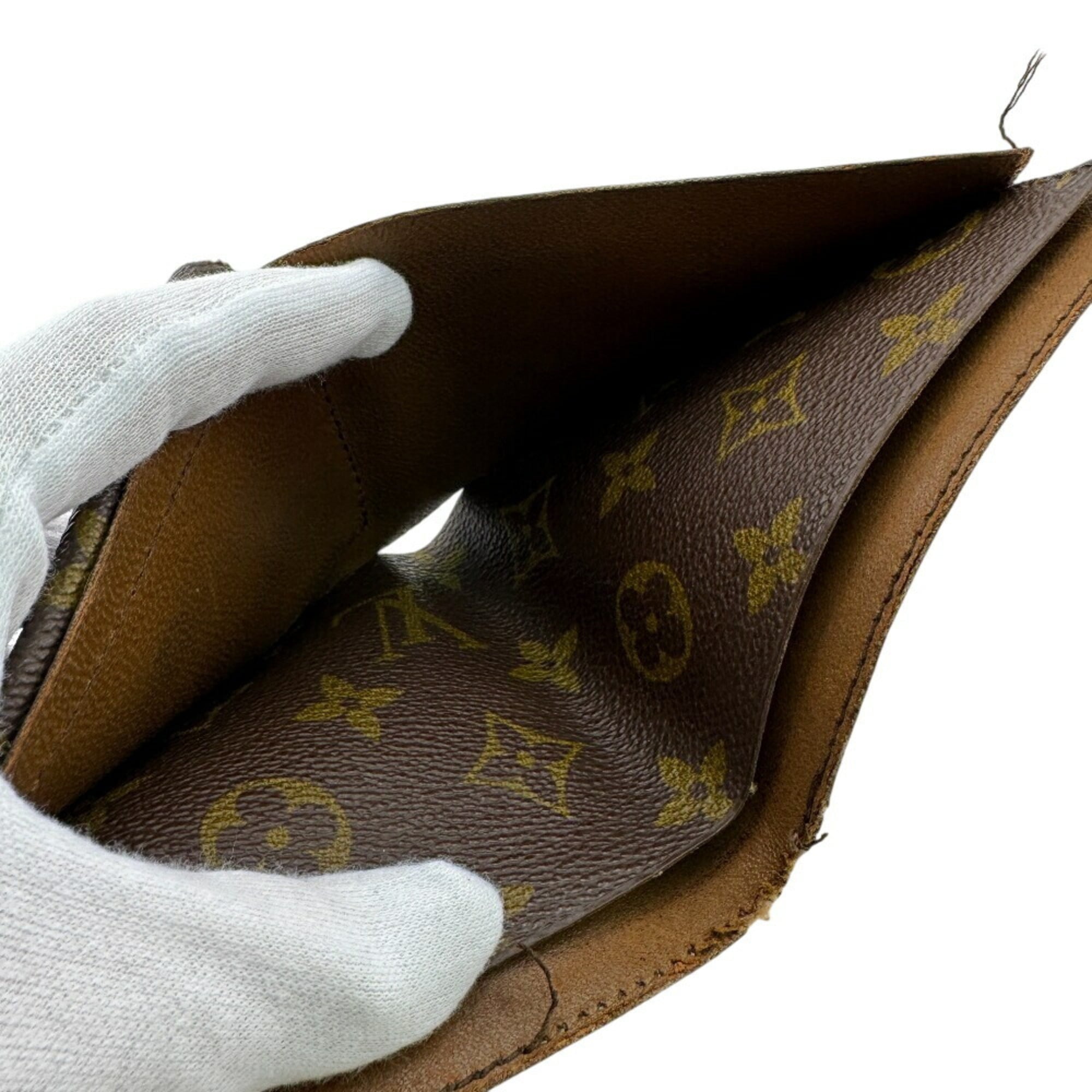 Louis Vuitton Brown Leather Wallet