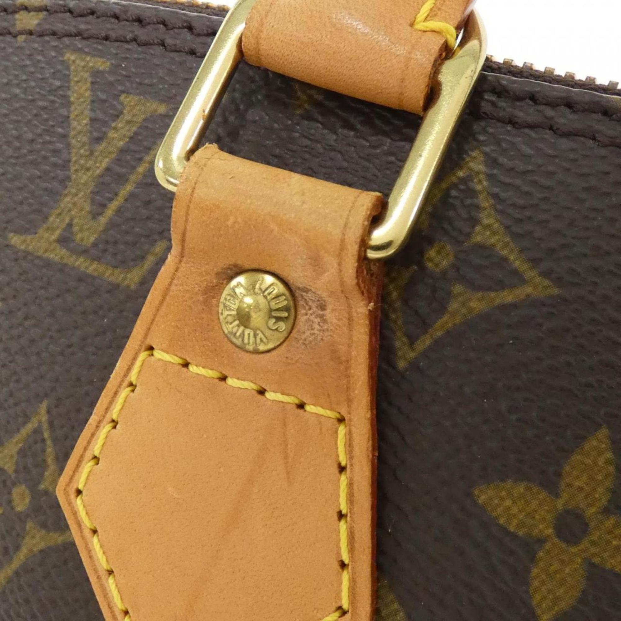 Louis Vuitton Marron Coated Canvas Handbag